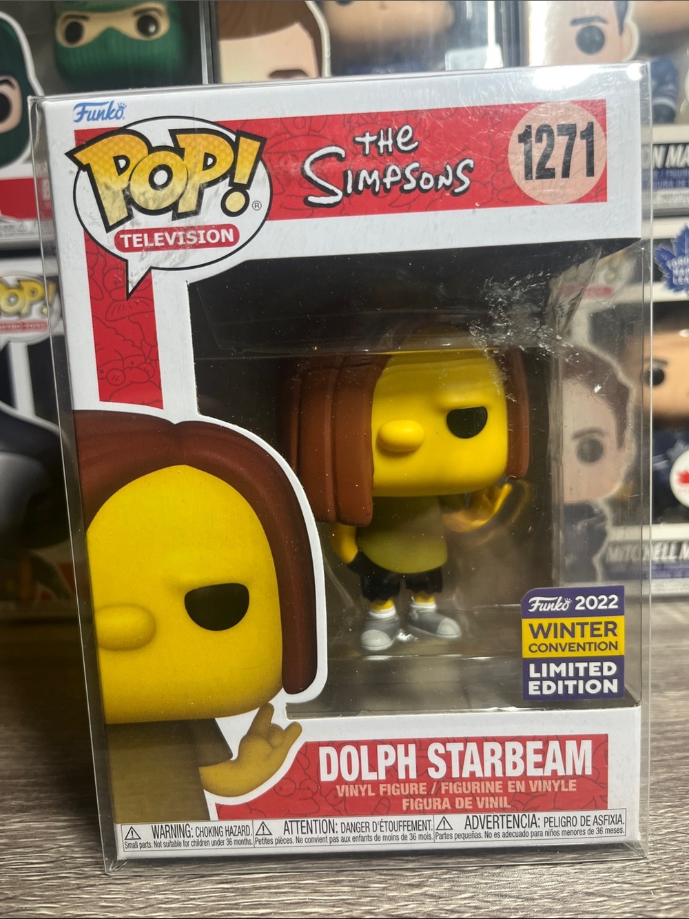 Funko Pop! The Simpsons Dolph Starbeam Yellow and Brown Vinyl Figure